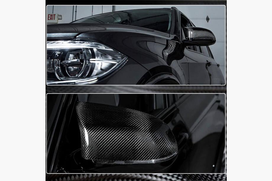 BMW X5 F15 2013-2018 гг. Накладки на Зеркала (для F85, Карбон) Фото 3