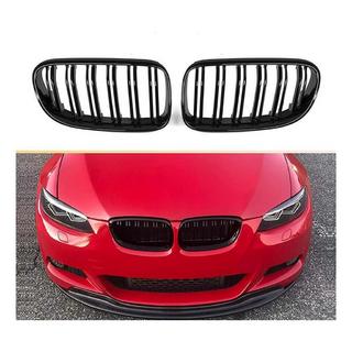 Решетки радиатора M-Look (для 2007-2010 non-M / 2008-2013 M3, Черный глянец) BMW 3 серия E92/E93 2006–2013 гг. фото 2