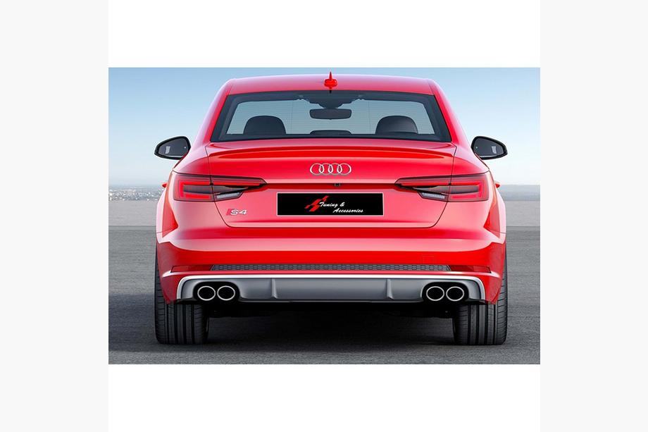 Audi A4 B9 2015-2024 гг. Диффузор заднего бампера DPT (2015-2019) Image