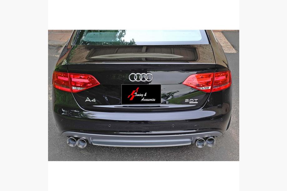 Audi A4 B8 2007-2015 гг. Диффузор заднего бампера DPT V1 (2008-2011) Image