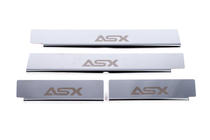 Mitsubishi ASX 2010-2023 гг. Накладки на пороги Carmos (4 шт, нержавейка) фото 2