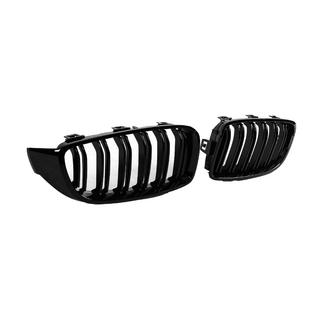 Решетки радиатора M-Look (для F80 M3, Черный Глянец) BMW 3 серия F30/F31 2012-2019 гг. фото 4
