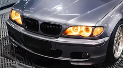 BMW 3 серия E46 1998-2006 гг. Ноздри M-Look DPT (для Coupe 2003-2006, Черный Глянец) фото 1