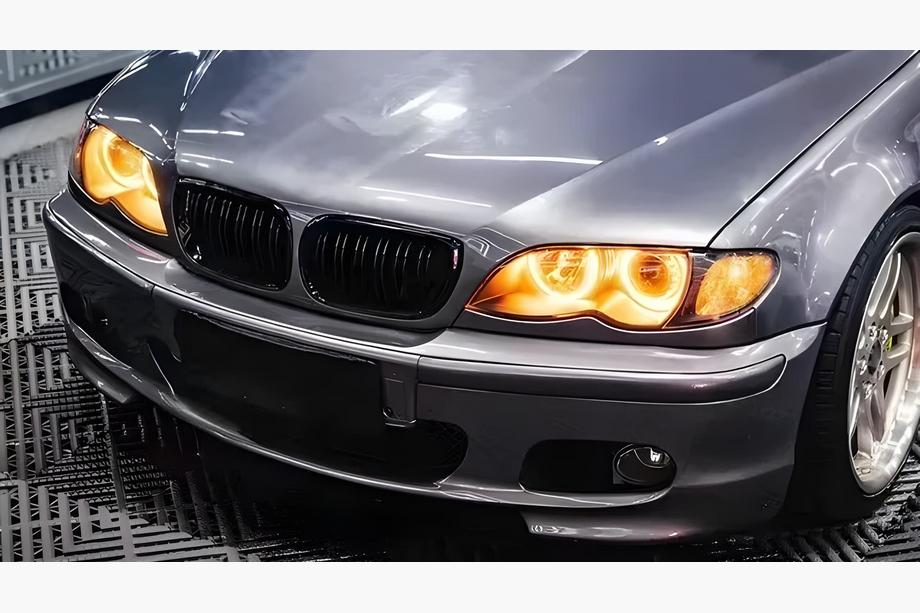 BMW 3 серия E46 1998-2006 гг. Ноздри M-Look DPT (для Coupe 2003-2006, Черный Глянец) Image