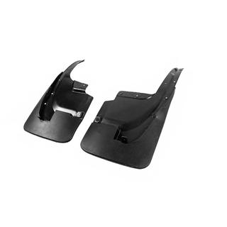 Задние брызговики 2015-2021 (2 шт, под обвес, широкие) Toyota Land Cruiser 200 2007-2021 гг. фото 3
