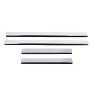Накладки на пороги Carmos (4 шт, нержавейка) Toyota Hilux 2006-2015 гг. фото 2
