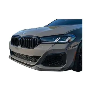 Накладка на передний бампер EuroCap V2 (для M-Performance 2022-, Черный Глянец) BMW 3 серия G20/G21 2018- гг. фото 2