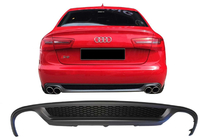 Audi A6 C7 2011-2017 гг. Диффузор заднего бампера DPT V2 (2011-2014) фото 1