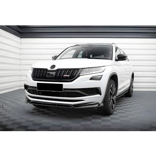 Передний Лип DPT (Черный Глянец) Skoda Kodiaq 2016-2023 гг. фото 2