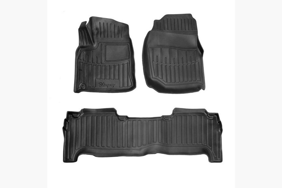Lexus GX470 2002-2009 гг. Резиновые коврики Stingray 3D (3 шт) Image