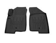 Jeep Compass 2006-2016 гг. Передние резиновые коврики Stingray 3D (одна клипса со стороны водителя, 2 шт) фото 1