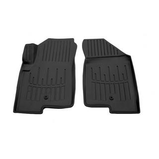Передние резиновые коврики Stingray 3D (одна клипса со стороны водителя, 2 шт) Jeep Compass 2006-2016 гг.