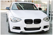 BMW 1 серия F20/F21 2011-2019 гг. Решетки M-Look (2011-2014, Черный Матовый) фото 1