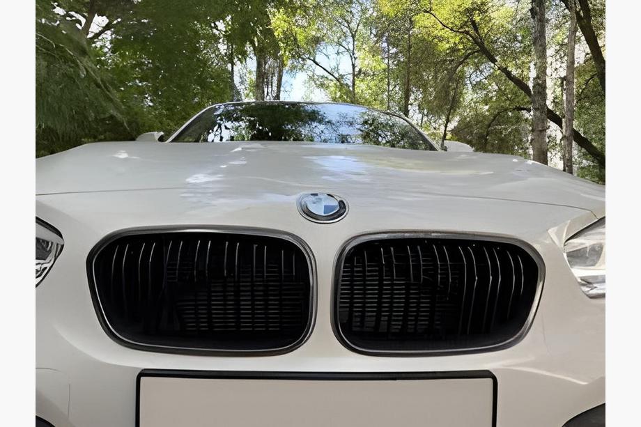 BMW 1 серия F20/F21 2011-2019 гг. Решетка радиатора M-Look (2015-2019, Черный Глянец с Хромированной Окантовкой) Image