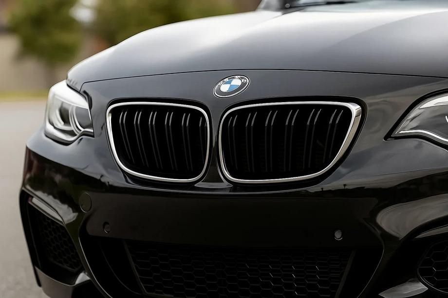 BMW 2 серия F22/F23 2014-2021 гг. Ноздри M-Look (Черный Глянец с Хромированной Окантовкой) Фото 1