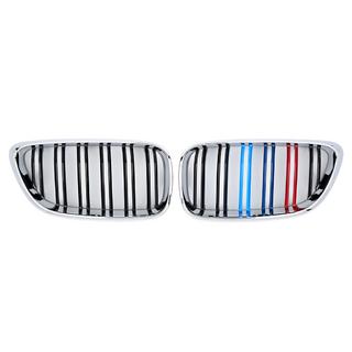 Ноздри M-Look (M-Color с хромированной окантовкой) BMW 2 серия F22/F23 2014-2021 гг. фото 2