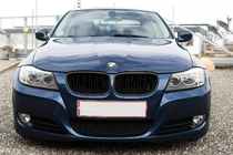 BMW 3 серия E90/E91 2005-2011 гг. Решетки радиатора M-Look (для E-90/91 2008-2011, Черный Матовый) фото 1