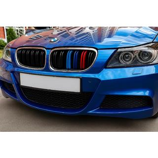 Решетки радиатора M-Look (для E-90/91 2008-2011, M-Color с хромированной окантовкой) BMW 3 серия E90/E91 2005-2011 гг. фото 1