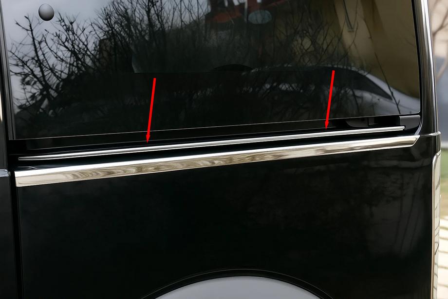 Ford Connect 2002–2006 гг. Молдинг на направляющую сдвижной двери (нержавейка) Image