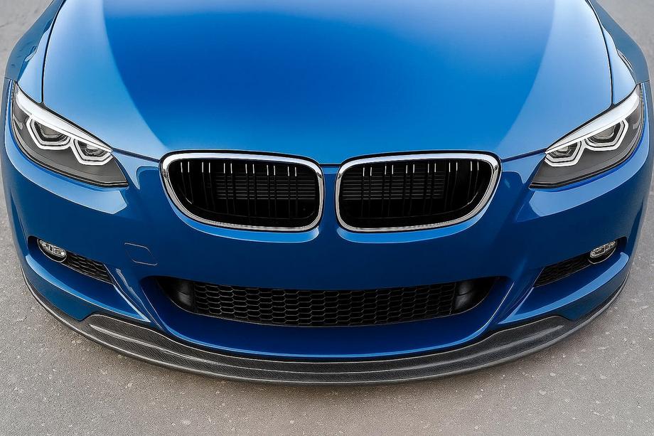 BMW 3 серия E92/E93 2006–2013 гг. Решетки M-Look (для 2005-2009, черный глянец с хромированной окантовкой) Image