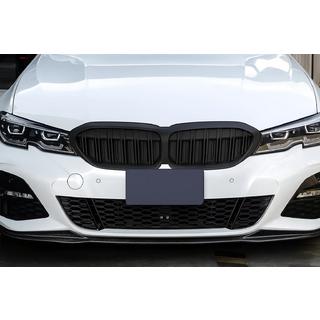 Решетки M-Look V2 (2018-2022, Черный Матовый) BMW 3 серия G20/G21 2018- гг. фото 1