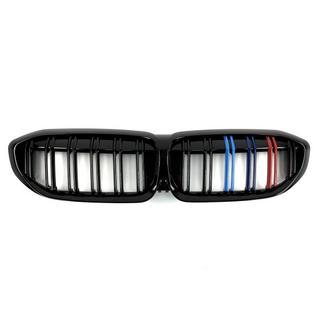 Решетки M-Look V2 (2018-2022, M-Color с черной окантовкой) BMW 3 серия G20/G21 2018- гг. фото 2