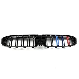 Решетки M-Look V2 (2018-2022, M-Color с черной окантовкой) BMW 3 серия G20/G21 2018- гг. фото 4