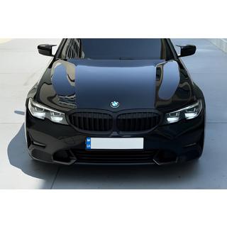 Ноздри 1 Полоса (2018-2022, Черный Матовый) BMW 3 серия G20/G21 2018- гг. фото 1