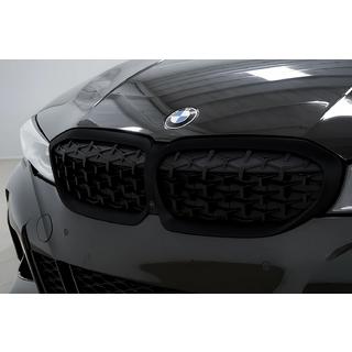 Ноздри Diamond Black (2018-2022, черная окантовка) BMW 3 серия G20/G21 2018- гг. фото 2