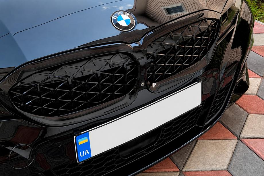 BMW 3 серия G20/G21 2018- гг. Ноздри Diamond Black (2018-2022, черная окантовка) Image