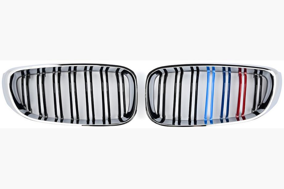 BMW 3 серия F34 2013–2020 гг. Решетка радиатора M-Look (M-Color с хромированной окантовкой) Фото 2