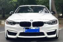 BMW 4 серия F32/F33/F36 2012-2020 гг. Ноздри M-Look (Черный Глянец с Хромированной Окантовкой) фото 1