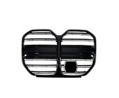 BMW 4 серия G22/23/26 2020- гг. Ноздри M-Look (для G26, Черный Глянец) фото 2