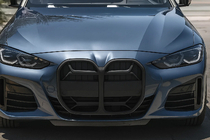 BMW 4 серия G22/23/26 2020- гг. Решетка радиатора CS-Style (для G26, Черный Матовый) фото 1