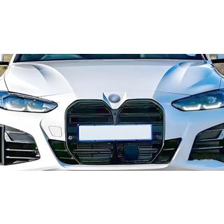 Решетка радиатора Ноздри M-Look (для I4 G26, 2022+, Черный Глянец) BMW 4 серия G22/23/26 2020- гг. фото 3