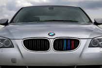 BMW 5 серия E60/E61 2003-2010 гг. Ноздри M-Look (M-Color с хромированной окантовкой) фото 1