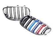 BMW 5 серия E60/E61 2003-2010 гг. Ноздри M-Look (M-Color с хромированной окантовкой) фото 2