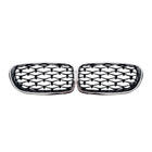 BMW 5 серия F10/F11 2010–2016 гг. Ноздри Diamond Black с хромированной окантовкой фото 2