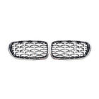 BMW 5 серия F10/F11 2010–2016 гг. Ноздри Diamond Silver (хромированная окантовка) фото 2