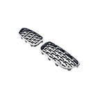 BMW 5 серия F10/F11 2010–2016 гг. Ноздри Diamond Silver (хромированная окантовка) фото 4