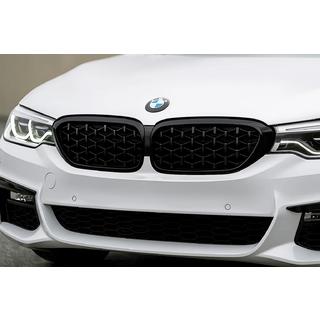 Ноздри Diamond Black V1 (2017-2020, черная окантовка) BMW 5 серия G30/G31 2017–2023 гг. фото 1