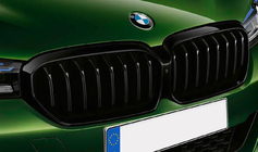BMW 5 серия G30/G31 2017–2023 гг. Ноздри 1 Bar (2021+, Черный Глянец) фото 1