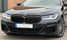 BMW 5 серия G30/G31 2017–2023 гг. Ноздри 1 Bar (2021+, Черный Глянец) фото 2
