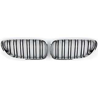 Ноздри M-Look (Черный Глянец с Хромированной Окантовкой) BMW 6 серия F12/F13/F06 2011-2018 гг. фото 2