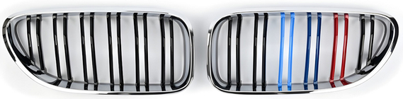 BMW 6 серия F12/F13/F06 2011-2018 гг. Ноздри M-Look (M-Color с хромированной окантовкой) фото 2