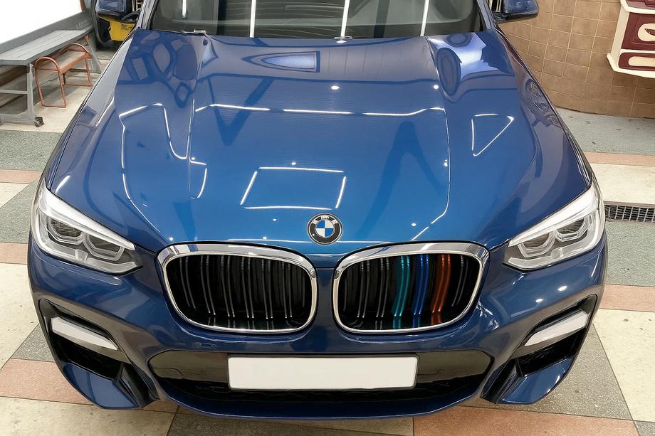 BMW X3 G01 2018- гг. Решетка радиатора M-Look (2018-2021, M-Color с хромированной окантовкой) Image
