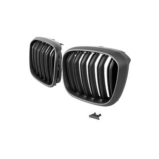 Решетка радиатора M-Look (2018-2021, Черный Матовый) BMW X4 G02 2018- гг. фото 3