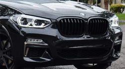 BMW X3 G01 2018- гг. Ноздри 1 Bar (2018-2021, Черный Глянец) фото 4