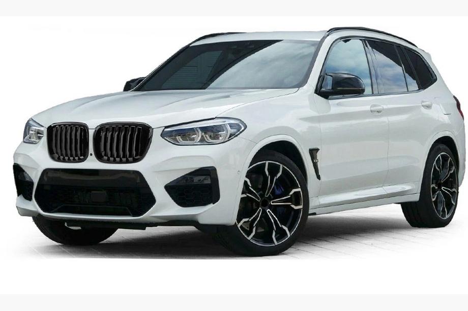 BMW X3 G01 2018- гг. Ноздри 1 Bar (2018-2021, Черный Глянец) Image