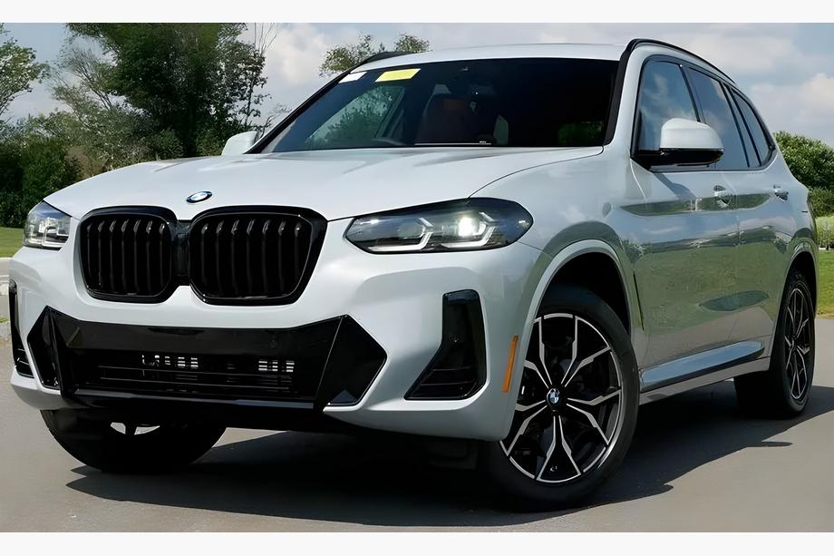BMW X3 G01 2018- гг. Ноздри 1 Bar (2021+, Черный Глянец) Image